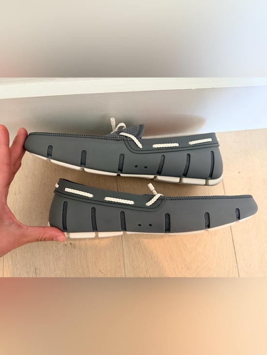 Swims Braided Lace Loafer — Gray size 9 main image 6